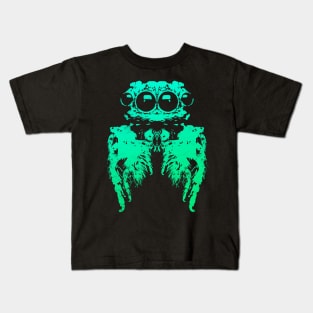 Big Eyes - Green Kids T-Shirt